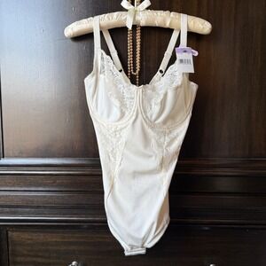 Maidenform Ultra Firm Womens Shapewear, Body Shaper 36D NWT FL1456 Ivory NEW
